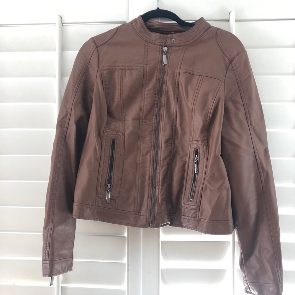 JouJou stylish faux leather jacket